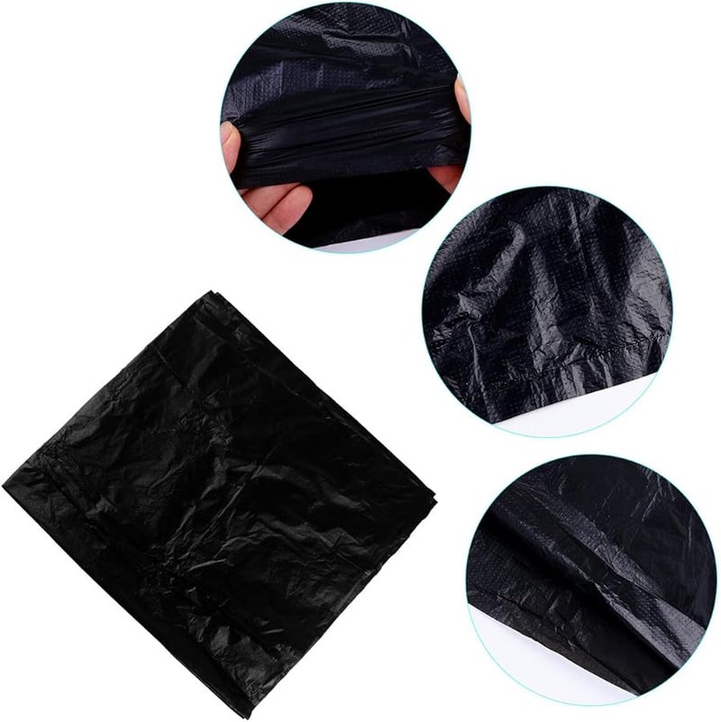 Large Thick Heavy Duty Garbage Bags 20Pcs Black Waste Bin Liners for Kitchen Office - Image 2